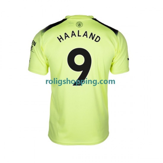 Fotbollströja Manchester City Haaland 9 Män Tredjeställ 2022-2023 Kort ärm