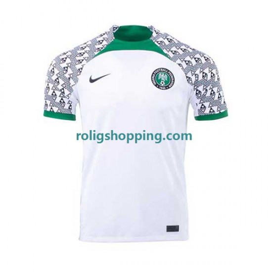 Fotbollströja Nigeria Män Bortaställ 2022 Kort ärm