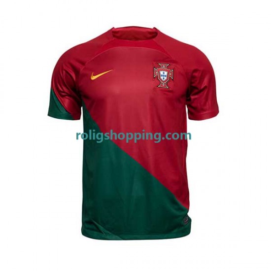 Fotbollströja Portugal Män Hemmaställ World Cup 2022 Kort ärm