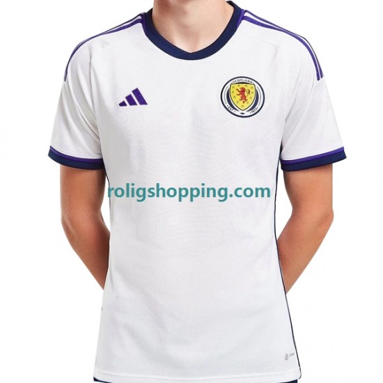 Fotbollströja Skottland Män Bortaställ 2022 Kort ärm