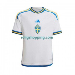 Fotbollströja Sverige Män Bortaställ 2022 Kort ärm