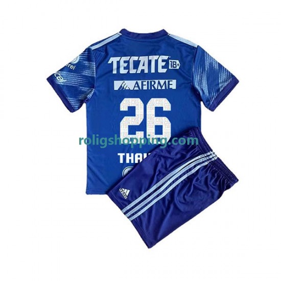 Fotbollströja Tigres UANL Florian Thauvin 26 Barn Bortaställ 2022-2023 Kort ärm