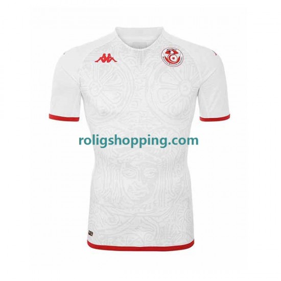 Fotbollströja Tunisien Män Bortaställ World Cup 2022 Kort ärm