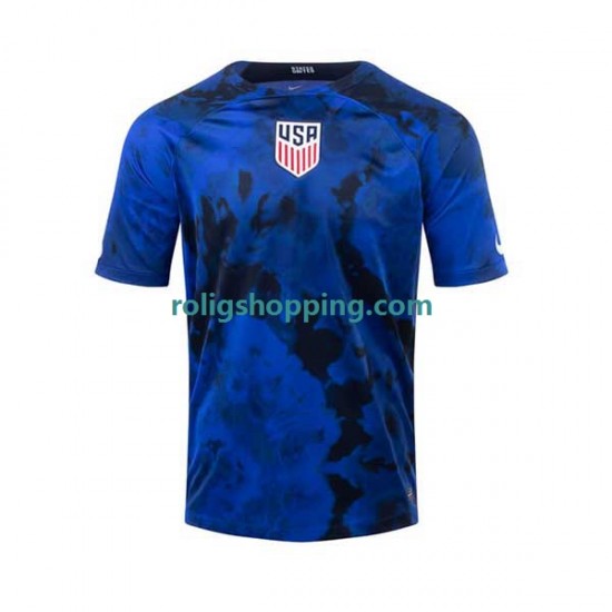 Fotbollströja USA Män Bortaställ World Cup 2022 Kort ärm