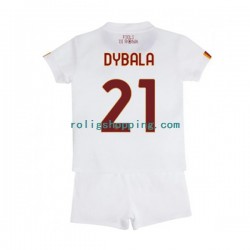 Fotbollströja AS Roma Paulo Dybala 21 Barn Bortaställ 2022-2023 Kort ärm