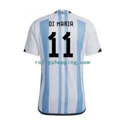 Fotbollströja Argentina Di Maria 11 Män Hemmaställ World Cup 2022 Kort ärm