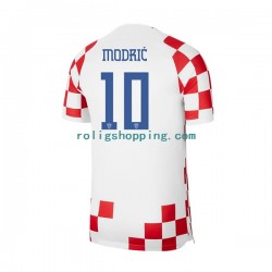Fotbollströja Kroatien Modrić 10 Män Hemmaställ World Cup 2022 Kort ärm