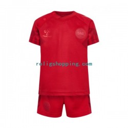 Fotbollströja Danmark Barn Hemmaställ World Cup 2022 Kort ärm