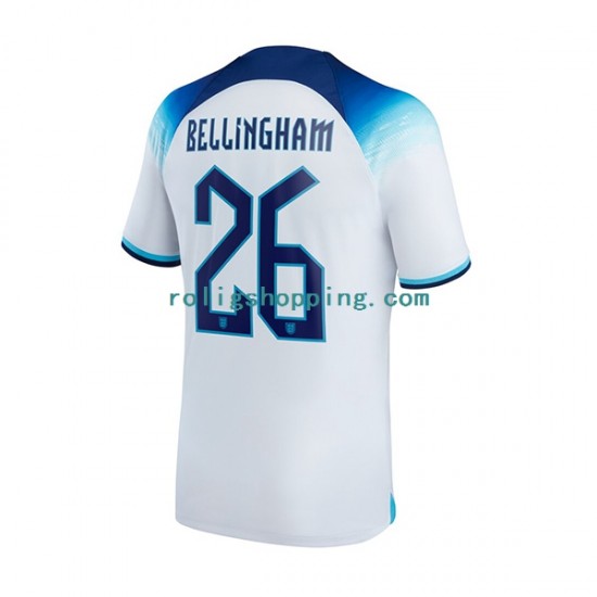 Fotbollströja England Bellingham 26 Män Hemmaställ World Cup 2022 Kort ärm