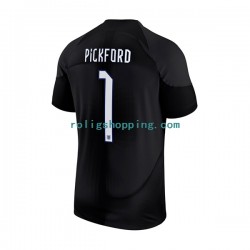 Fotbollströja England Pickford 1 Målvakt Män Hemmaställ World Cup 2022 Kort ärm