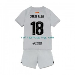 Fotbollströja FC Barcelona Jordi Alba 18 Barn Tredjeställ 2022-2023 Kort ärm