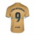 Fotbollströja FC Barcelona Lewandowski 9 Män Bortaställ 2022-2023 Kort ärm
