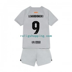 Fotbollströja FC Barcelona Lewandowski 9 Barn Tredjeställ 2022-2023 Kort ärm