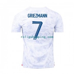 Fotbollströja Frankrike Griezmann 7 Män Bortaställ World Cup 2022 Kort ärm