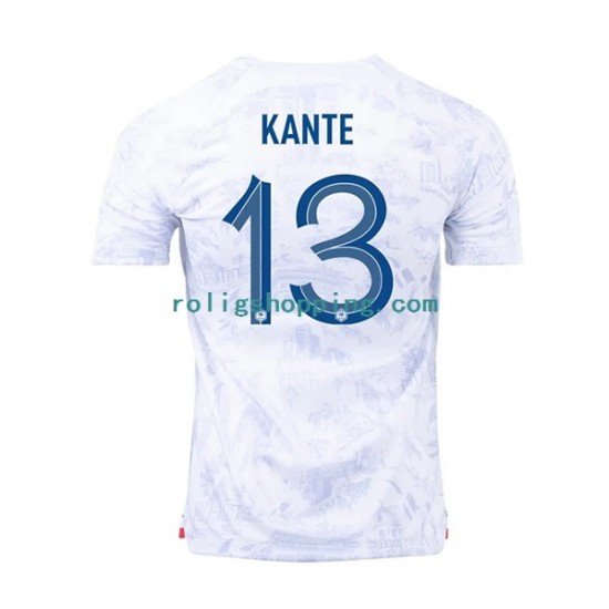 Fotbollströja Frankrike Kante 13 Män Bortaställ World Cup 2022 Kort ärm