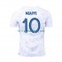 Fotbollströja Frankrike Mbappé 10 Män Bortaställ World Cup 2022 Kort ärm