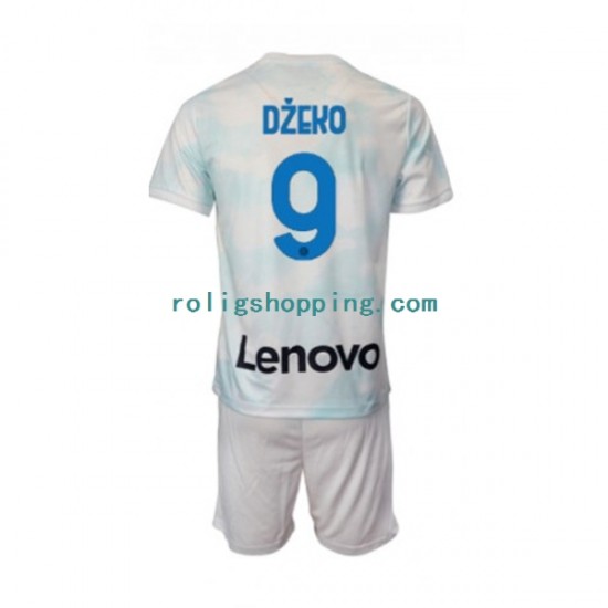 Fotbollströja Inter Milan Edin Dzeko 9 Barn Bortaställ 2022-2023 Kort ärm