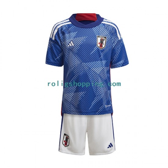 Fotbollströja Japan Barn Hemmaställ World Cup 2022 Kort ärm