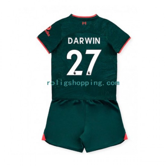 Fotbollströja Liverpool Darwin Nunez 27 Barn Tredjeställ 2022-2023 Kort ärm