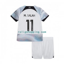 Fotbollströja Liverpool M.Salah 11 Barn Bortaställ 2022-2023 Kort ärm