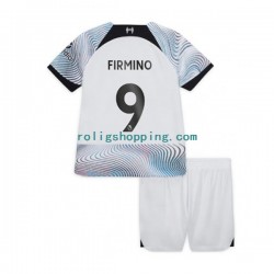 Fotbollströja Liverpool Roberto Firmino 9 Barn Bortaställ 2022-2023 Kort ärm