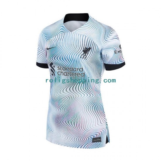 Fotbollströja Liverpool Kvinnor Bortaställ 2022-2023 Kort ärm