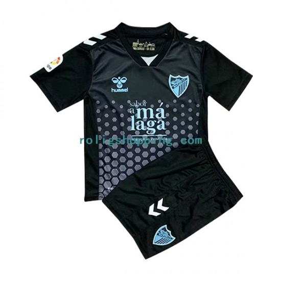 Fotbollströja Málaga CF Barn Tredjeställ 2022-2023 Kort ärm