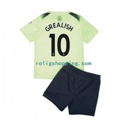 Fotbollströja Manchester City Grealish 10 Barn Tredjeställ 2022-2023 Kort ärm