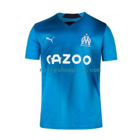 Fotbollströja Olympique de Marseille Män Tredjeställ 2022-2023 Kort ärm