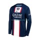 Fotbollströja Paris Saint-Germain Män Hemmaställ 2022-2023 Lång ärm