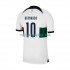 Fotbollströja Portugal Bernardo 10 Män Bortaställ World Cup 2022 Kort ärm