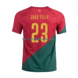 Fotbollströja Portugal Joao Felix 23 Män Hemmaställ World Cup 2022 Kort ärm