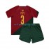 Fotbollströja Portugal PEPE 3 Barn Hemmaställ World Cup 2022 Kort ärm