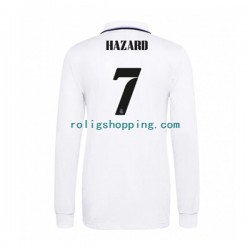Fotbollströja Real Madrid Eden Hazard 7 Män Hemmaställ 2022-2023 Lång ärm