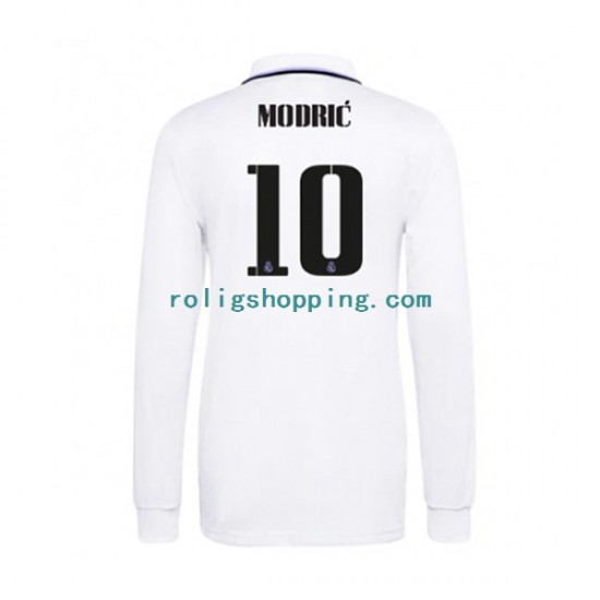 Fotbollströja Real Madrid Modrić 10 Män Hemmaställ 2022-2023 Lång ärm