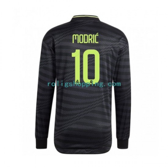 Fotbollströja Real Madrid Modrić 10 Män Tredjeställ 2022-2023 Lång ärm