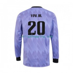 Fotbollströja Real Madrid Vinicius Junior 20 Män Bortaställ 2022-2023 Lång ärm