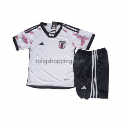 Fotbollströja Japan Barn Bortaställ World Cup 2022 Kort ärm