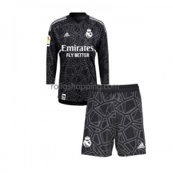 Fotbollströja Real Madrid Målvakt Barn Bortaställ 2022-2023 Lång ärm
