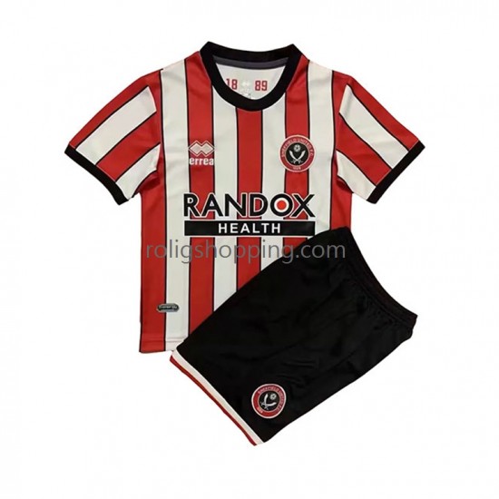 Fotbollströja Sheffield United Barn Hemmaställ 2022-2023 Kort ärm