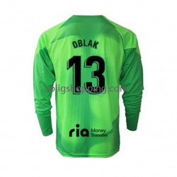 Fotbollströja Atlético Madrid Jan Oblak 13 Målvakt Män Hemmaställ 2022-2023 Lång ärm