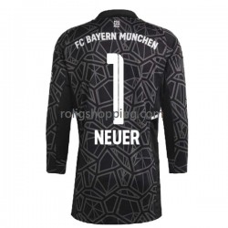 Fotbollströja FC Bayern München Manuel Neuer 1 Målvakt Män Bortaställ 2022-2023 Lång ärm