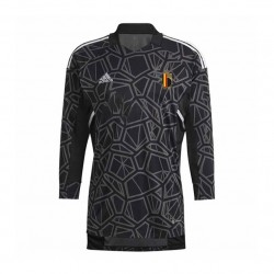 Fotbollströja Belgien Målvakt Män Hemmaställ World Cup 2022 Lång ärm