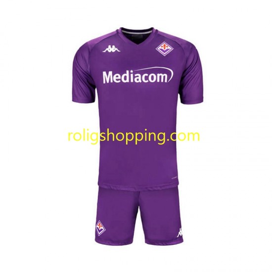 Fotbollströja Fiorentina Barn Hemmaställ 2024-2025 Kort ärm