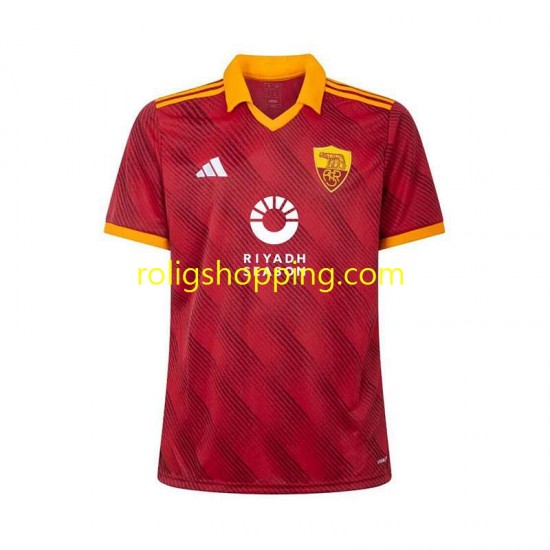 Fotbollströja AS Roma Män Fjärdeställ 2023-2024 Kort ärm