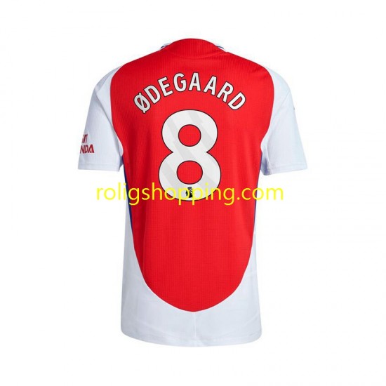 Fotbollströja Arsenal Martin Odegaard 8 Män Hemmaställ 2024-2025 Kort ärm