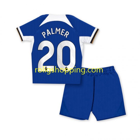 Fotbollströja Chelsea Cole Palmer 20 Barn Hemmaställ 2023-2024 Kort ärm