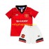Fotbollströja Manchester United Retro Barn Hemmaställ 1994 Kort ärm