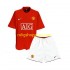Fotbollströja Manchester United 2007 Retro Barn Hemmaställ Kort ärm