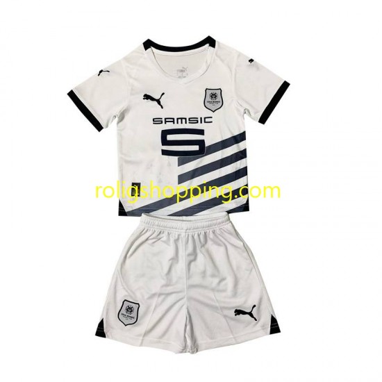 Fotbollströja Stade Rennais Barn Bortaställ 2023-2024 Kort ärm
